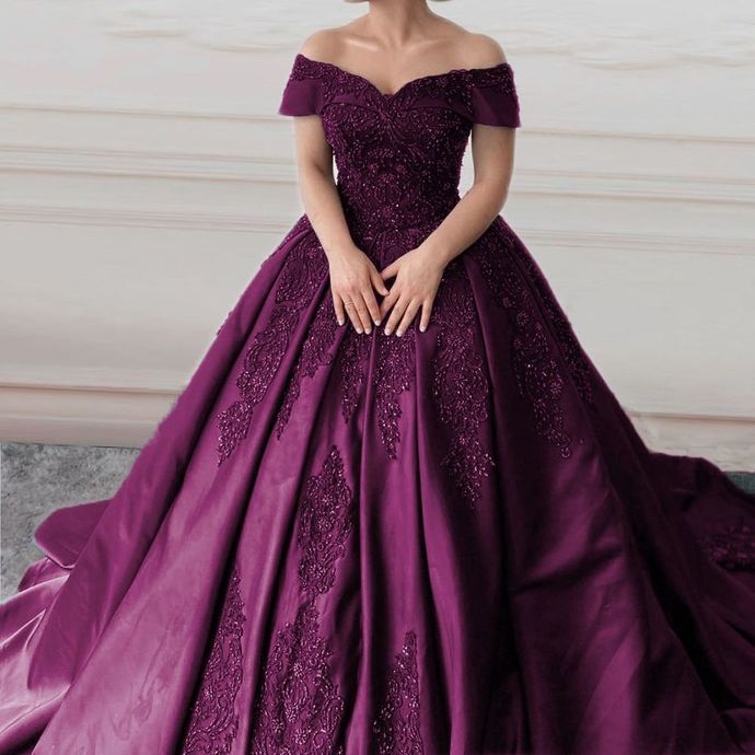 ball gown off the shoulder lace long prom dress evening dress cg14956