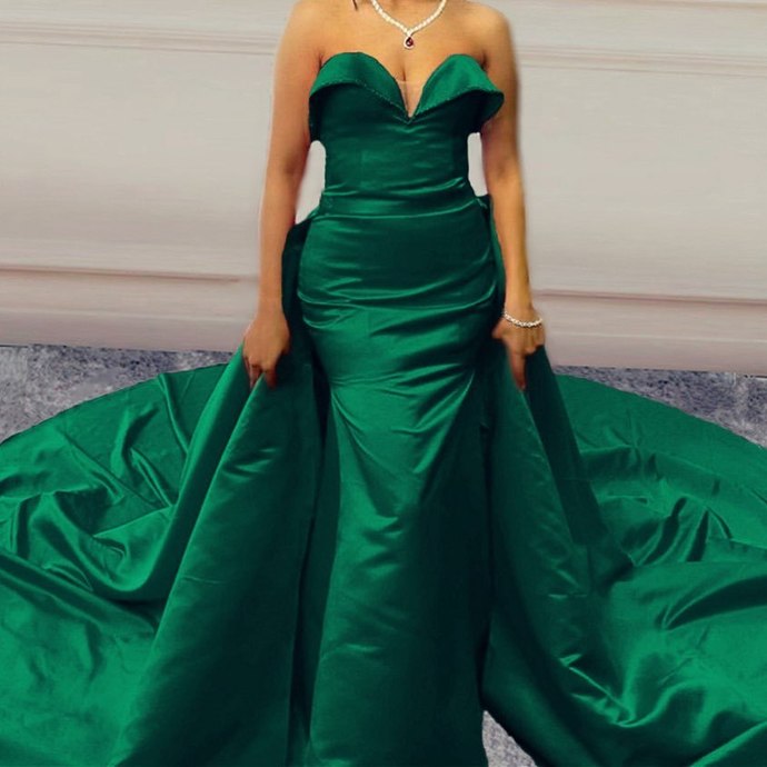 mermaid prom dresses long evening gown cg14959