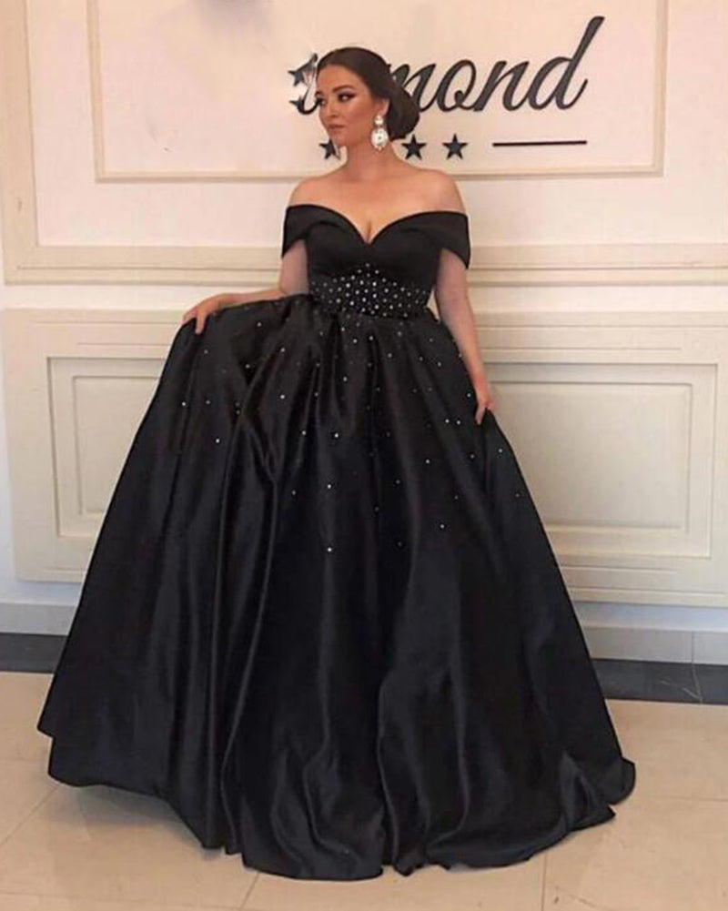New burgundy off the shoulder beading long dress prom Dress cg15295