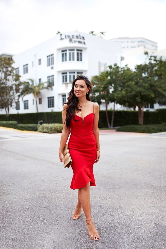 A-line Red Straps Short Homecoming Dress , Simple Party Dress cg15461