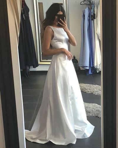 Newest O-Neck A-Line Prom Dresses cg15512