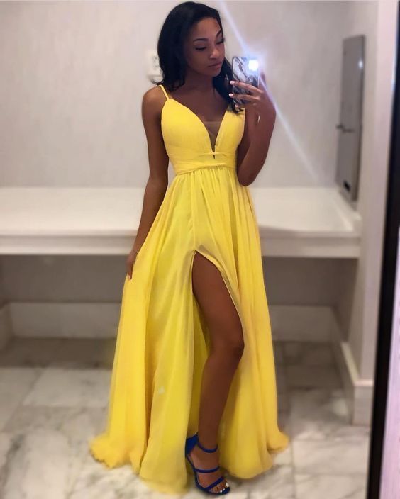 Newest V-Neck Prom Dresses,Long Prom Dresses,Cheap Prom Dresses, Evening Dress Prom Gowns cg15634