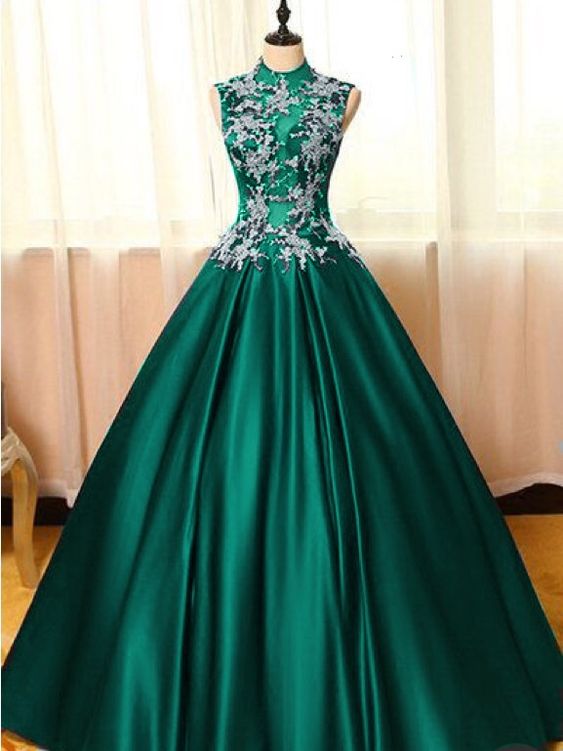 Prom Dresses Elegant Green Wedding Gowns cg15654