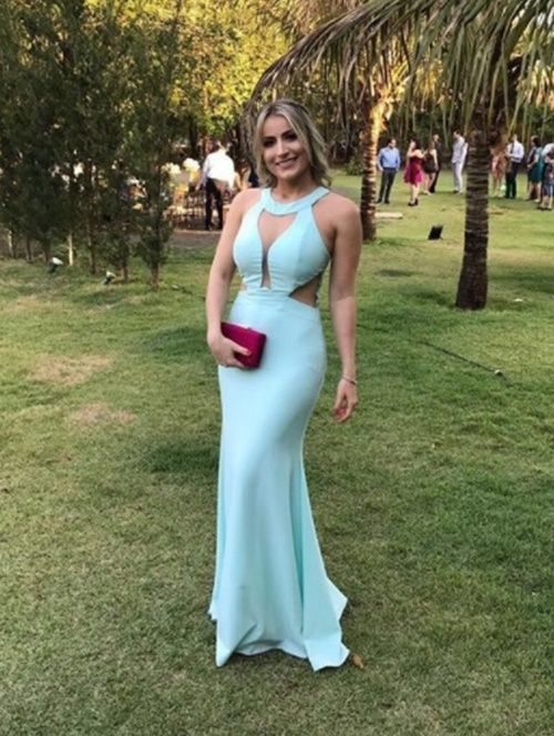 Simple Mermaid Long Prom Dress, Charming Prom Dress cg15695
