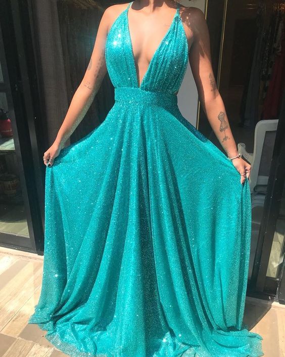 A-line tulle long dress evening dress prom dresses cg15802