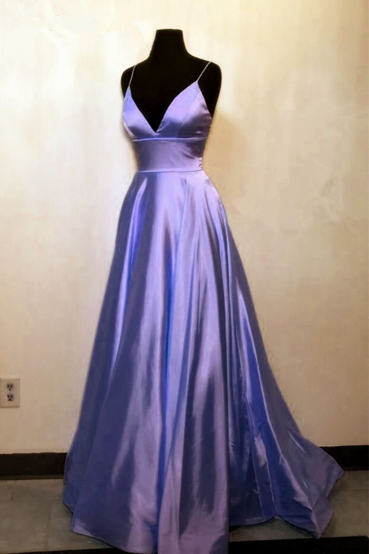 Simple Satin Long Prom Dresses 2021 cg15851
