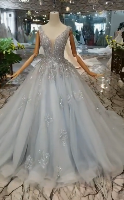 Shiny gorgeous ball gown prom dress, quinceanera dresses cg15903