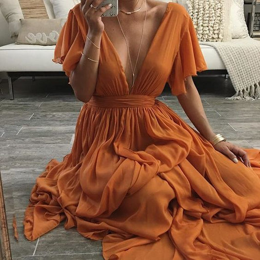 Charmantes Ballkleid, Chiffon Abendkleid cg1593
