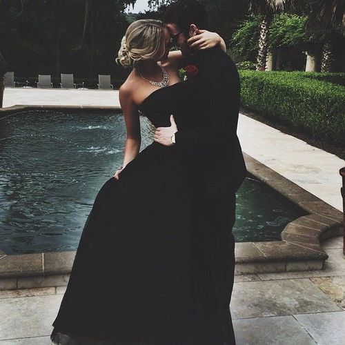 Gorgeous Ball Gown Black Tulle & Satin Modern Winter Prom Dresses cg15 classygown Gorgeous Ball Gown Black Tulle & Satin Modern Winter Prom Dresses cg15 classygown