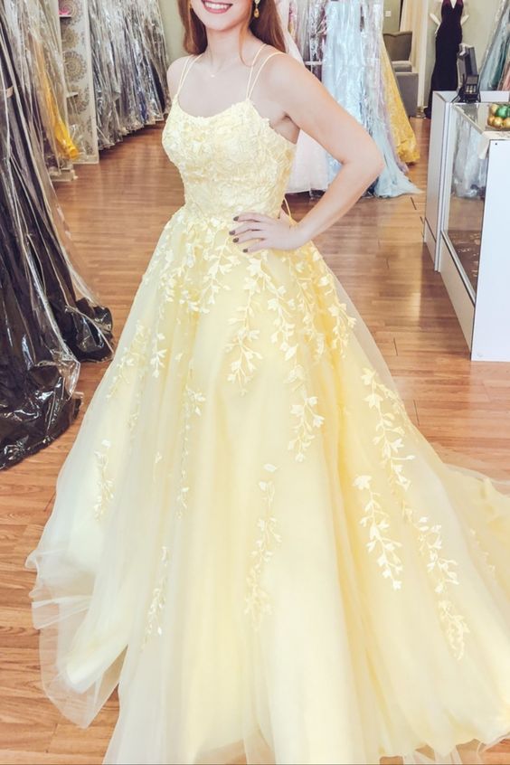Yellow Prom Dress 2021 cg15989