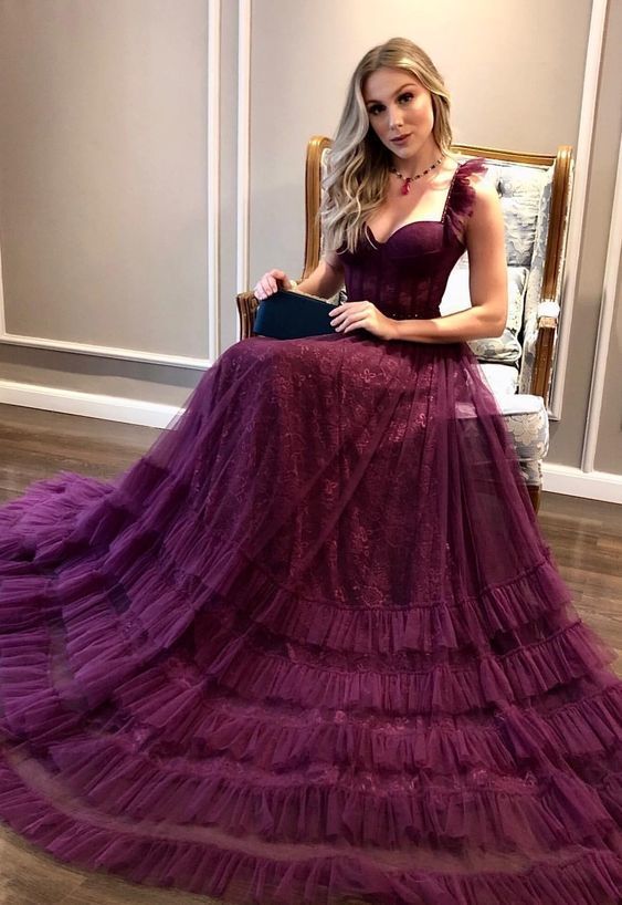 Simple A-line Long Prom Dress, Charming Prom Dress cg16007