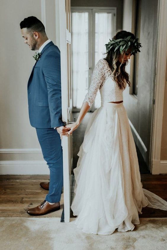Wedding dress, Ivory wedding dress, chiffon wedding dress prom dresses cg16120
