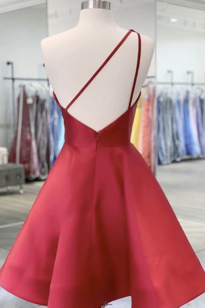 CUTE A LINE SHORT DRESS HOMECOMING DRESS cg16204