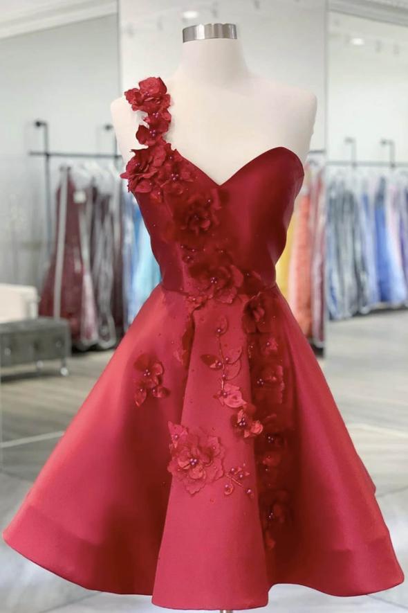 CUTE A LINE SHORT DRESS HOMECOMING DRESS cg16204