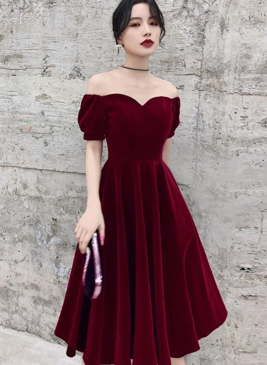 wine red off the shoulder prom dress Off the Shoulder Burgundy Prom Dresses, Wine Red Long Formal Evening D jbydress