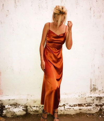 Spaghetti Straps Ankle Length Prom Dresses cg16570