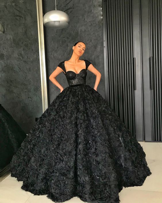 black Prom Dresses long ball gown Evening Dresses cg16592