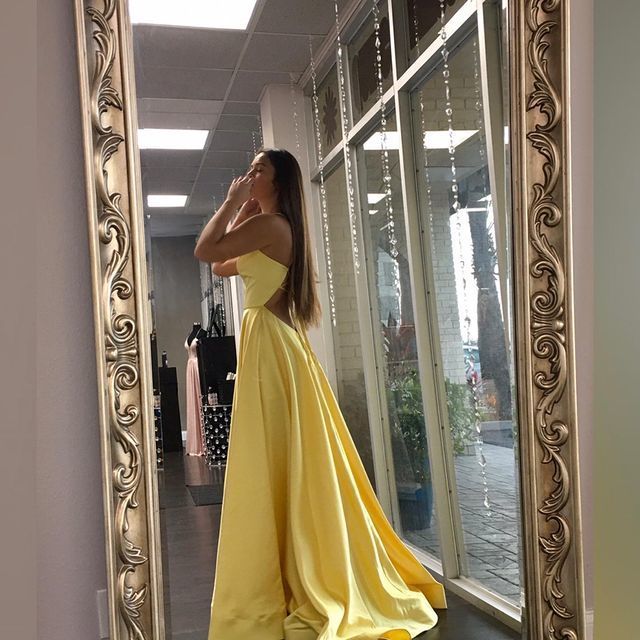 New Arrival V-Neck A-Line Prom Dresses,Long Prom Dresses cg16625