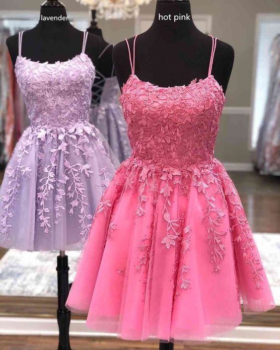 Cute A Line Scoop Neck Spaghetti Straps Light Blue Beading Homecoming Dresses cg16762