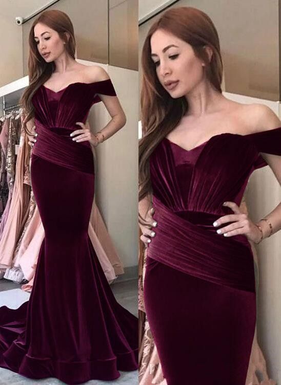 Sexy velvet green evening dresses long cheap prom dresses floor length online cg16866