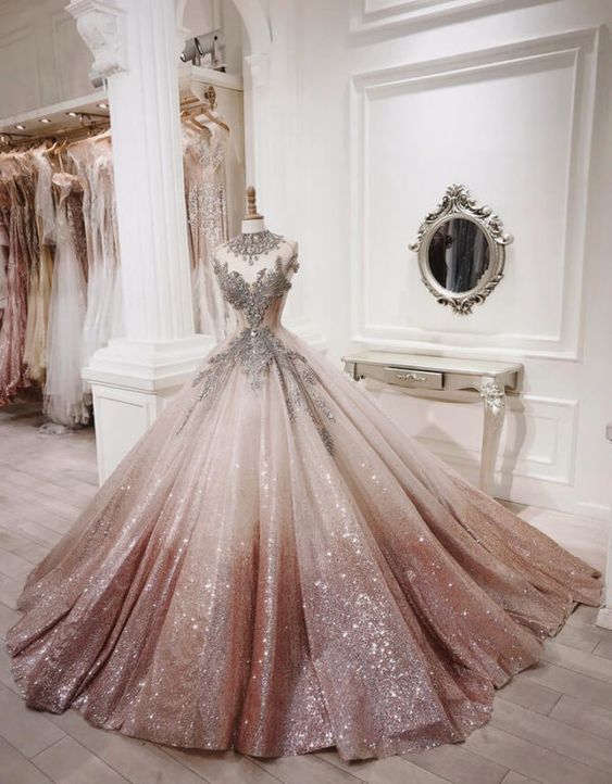 sequins prom dresses, shinning prom dresses, custom make party dresses, fashion formal dresses cg17125