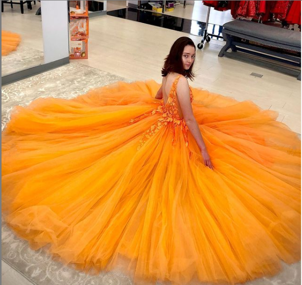 Sexy V-Neck Appliques Prom Dresses,Long Prom Dresses,Cheap Prom Dresses cg17436