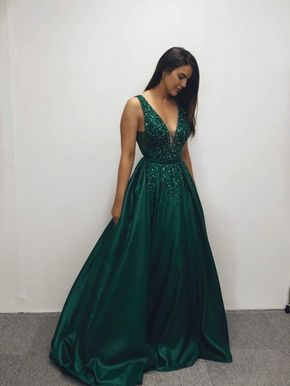 Emerald Green Prom Dress evening dress cg17619 Emerald Green Prom Dress evening dress cg17619