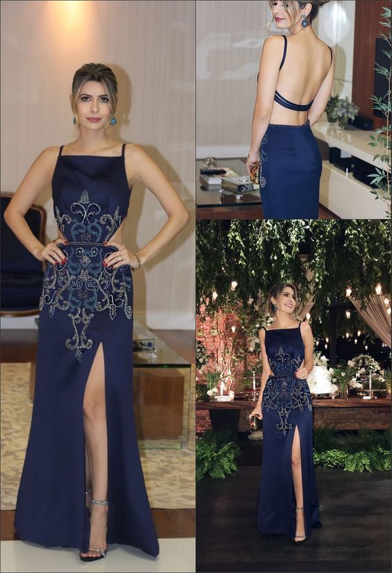 Simple Sexy Long Evening Prom Dresses, Popular Cheap Long cg17681