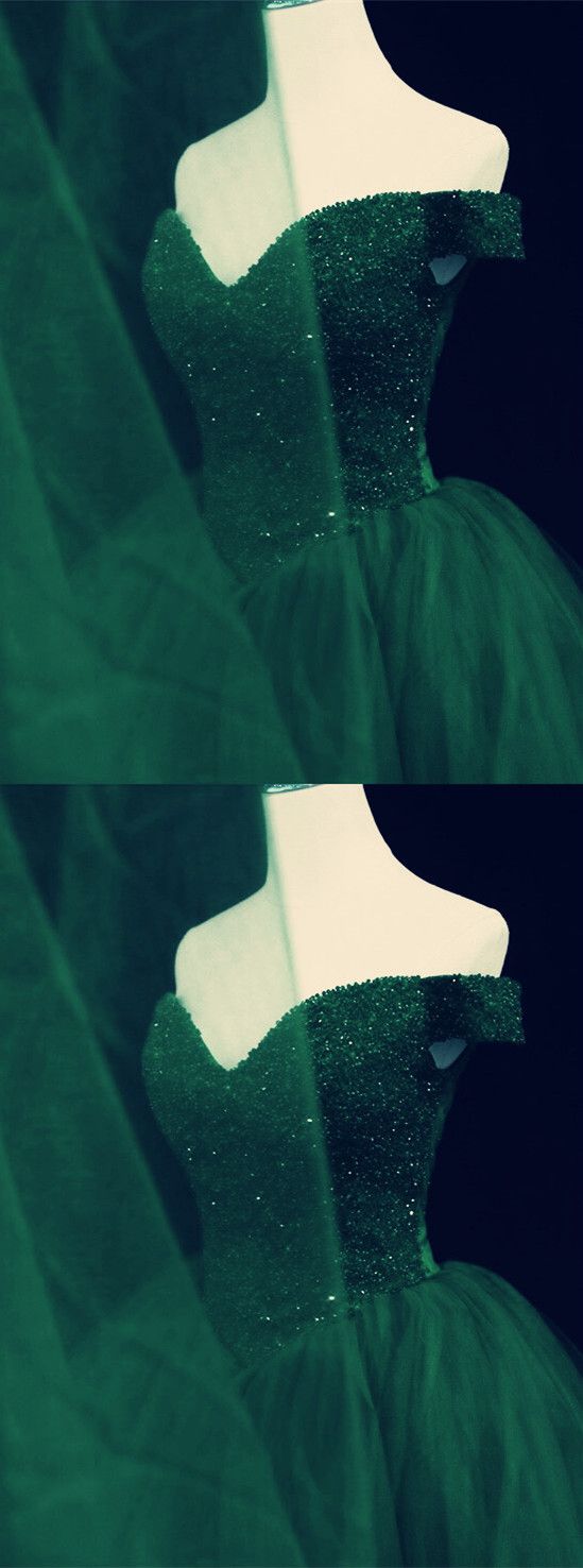 Green Prom Ball Gown Dresses Beaded Corset Off The Shoulder For Sweet 16 cg17703