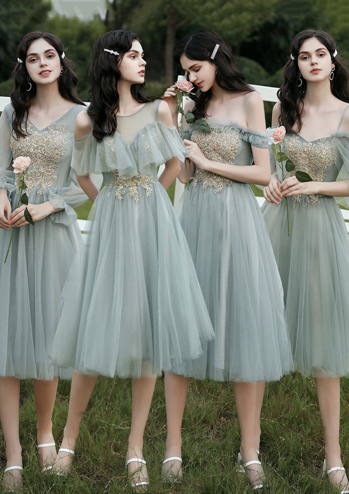 CUTE TULLE SHORT PROM DRESS PARTY DRESS cg17704