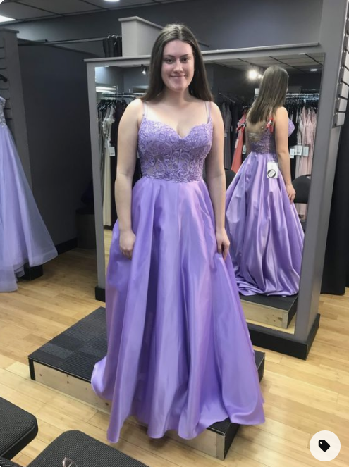 2021 A-line princess long prom dress formal dress cg17710