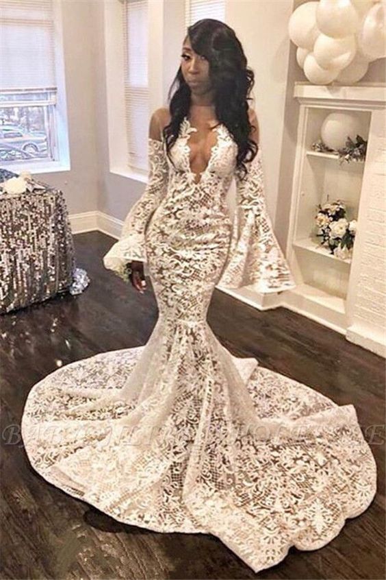 Elegant Fit and Flare Unique Lace Appliques Prom Dresses cg17738