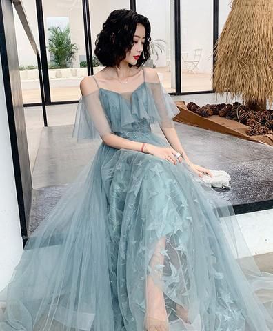 Elegant Fit Lace Appliques Prom Dresses cg17739