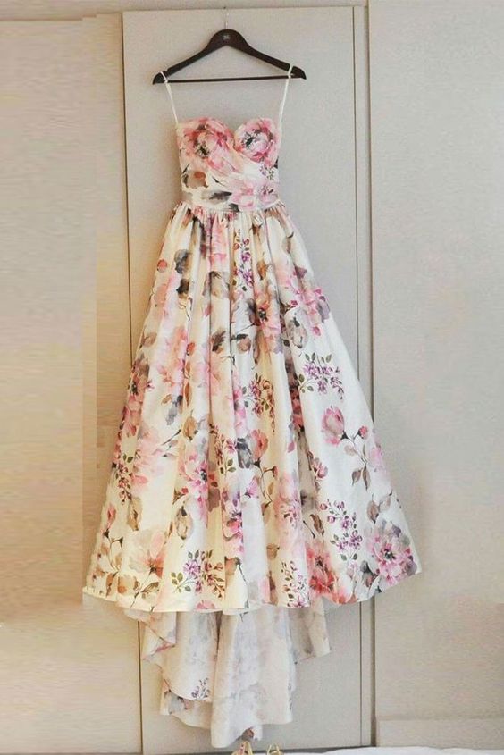 UNIQUE SWEETHEART NECK LONG PROM DRESS, EVENING DRESS cg17742