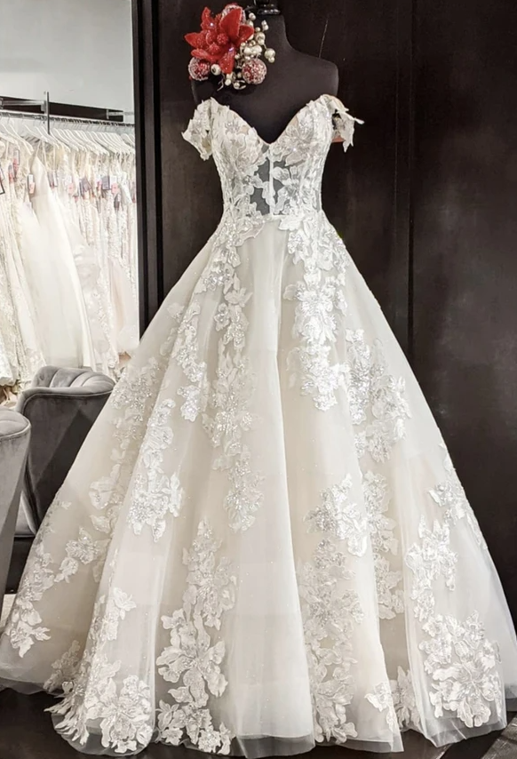 A line lace long ball gown dress formal dress prom dress evening dress cg17761