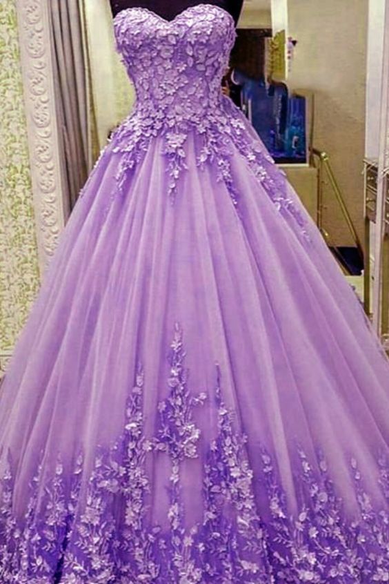 prom dresses Amazing Lilac Ball Gown Dresses cg17830