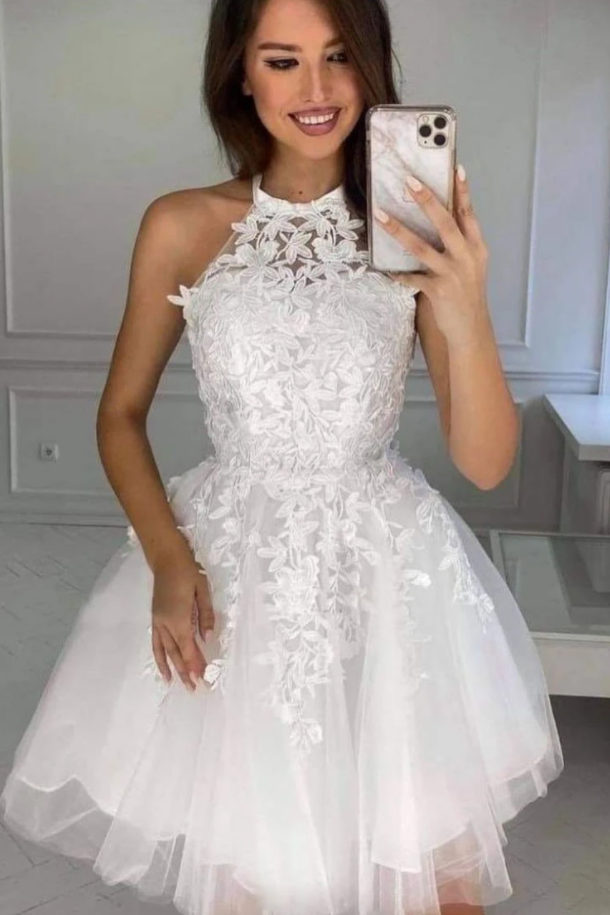 lace cocktail dress evening gown Homecoming Dress cg17843