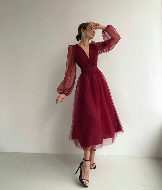 Ballkleider Abendkleid Partykleid V-Ausschnitt Ballkleid cg17872