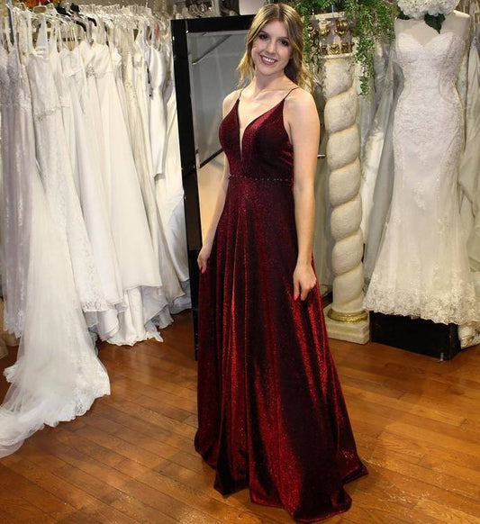 Burgunderrotes Ballkleid, Abendkleid, Ballkleider cg17994