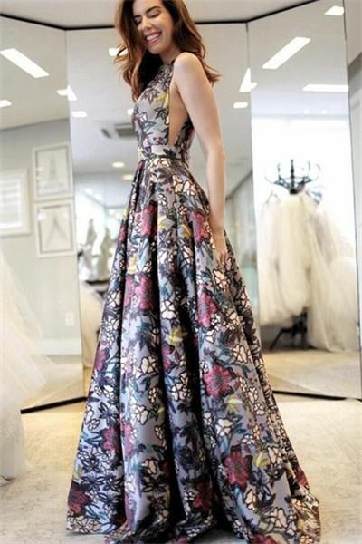 Long Elegant Beautiful A-line Floor Length Evening Prom Dresses cg1803