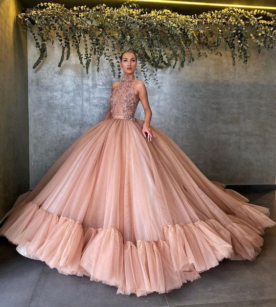 A-Line ball gown Prom Dress cg18132
