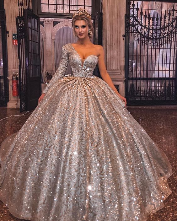 A-Line ball gown Prom Dress cg18133
