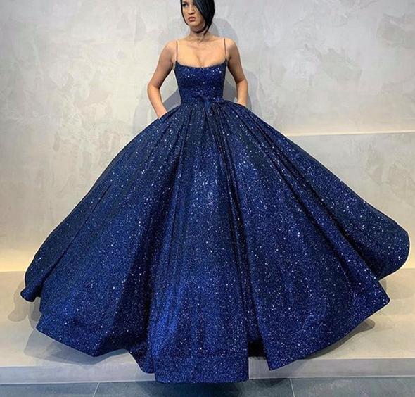 Fashion Royal Blue Long Evening Dresses Evening Dresses Prom Dress cg18214