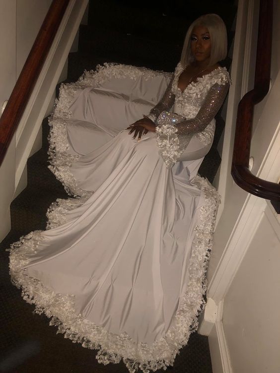 Mermaid long Prom Dress, Formal Gown cg18248