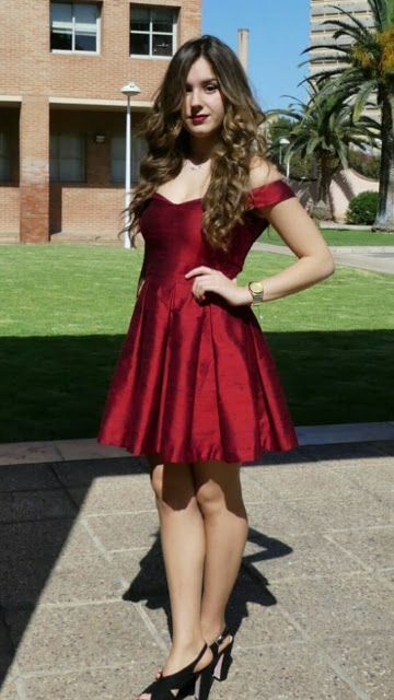 Off the shoulder short homecoming dress cg18311