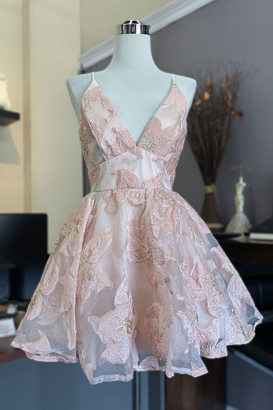 lace short homecoming dress cg18327