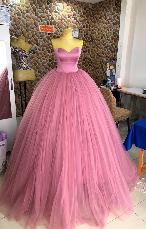 A line evening dress Prom Ball Gown cg18659