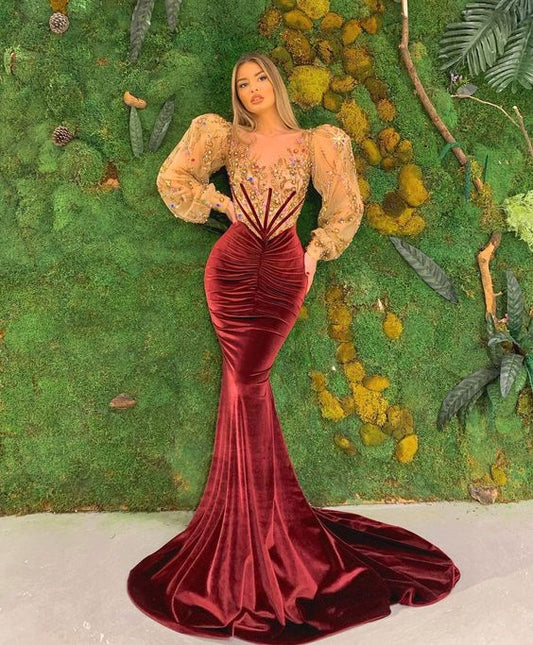 Elegantes neues Meerjungfrau-Ballkleid cg18687