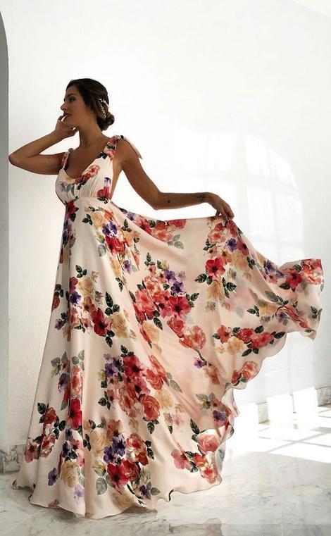 Floral Prom Dresses Evening Dresses cg18815