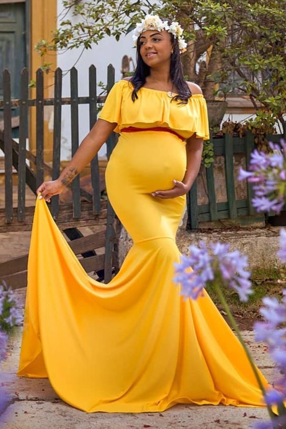 Pregnant Dress Long Prom Dress cg18888